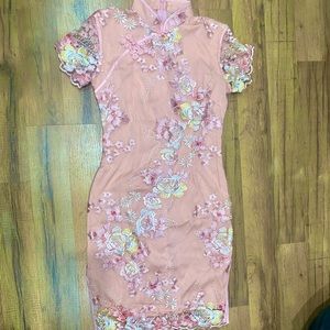 Floral Chinese dress size M